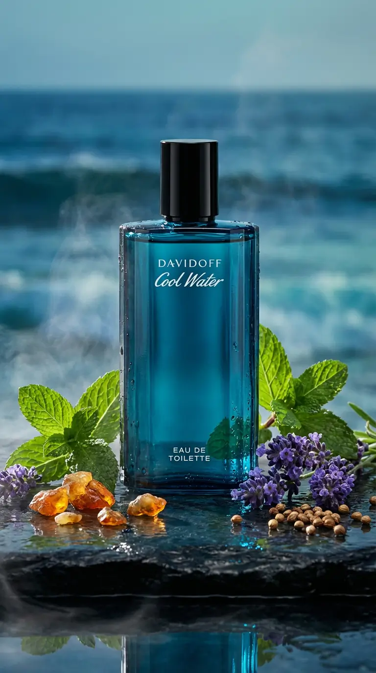 Bottle of Davidoff Cool Water Eau de Toilette