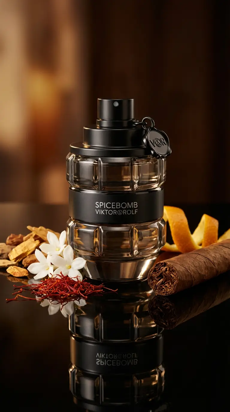 V&R Spicebomb Eau de Toilette | An Elite 8hr+ Winter Scent 2 Viktor&Rolf Spicebomb Eau de Toilette bottle